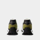 Sneakers Sprint Runner - Alexander McQueen - Cuir - Blanc