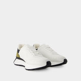 Sneakers Sprint Runner - Alexander McQueen - Cuir - Blanc