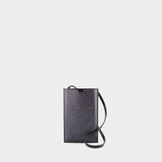 Sac à Bandoulière The Phone Holder - Alexander McQueen - Nylon - Noir