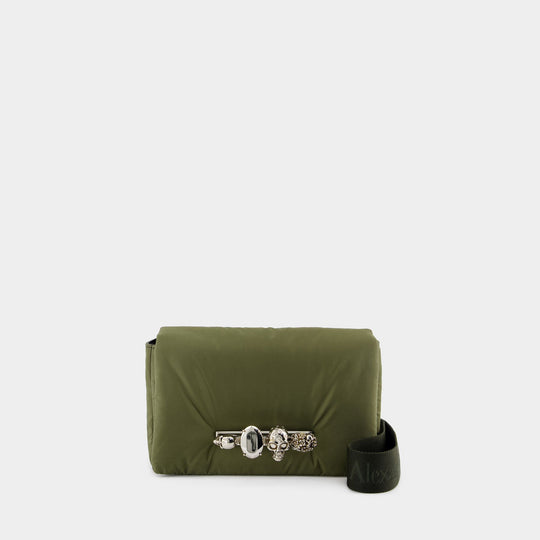 Sac À Bandoulière New Knuckle Bum - Alexander McQueen - Nylon - Kaki