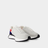 Sneakers Sprint Runner - Alexander McQueen - Cuir - Gris