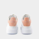 Sneakers Oversized - Alexander McQueen - Cuir - Blanc