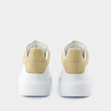 Sneakers Oversized - Alexander McQueen - Cuir - Beige