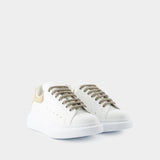 Sneakers Oversized - Alexander McQueen - Cuir - Beige