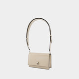 Sac À Bandoulière Small Skull - Alexander McQueen - Cuir - Camel
