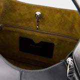 Sac Hobo Skull - Alexander McQueen - Cuir - Noir