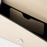Sac Mini Jewell satchel - Alexander McQueen - Cuir - Camel