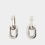 Boucles D'oreilles Peak Chain - Alexander McQueen - Métal - Métallique