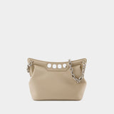 Sac À Main The Small Peak - Alexander McQueen - Cuir - Camel