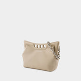 Sac À Main The Small Peak - Alexander McQueen - Cuir - Camel