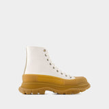 Bottines Tread - Alexander McQueen - Cuir - Beige