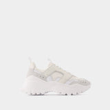 Baskets New Lucky 9 en Cuir Blanc