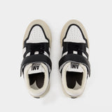 Baskets Low-Top ADC en Cuir Blanc/Multi