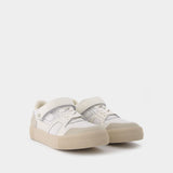 Baskets Low-Top ADC en Cuir Blanc