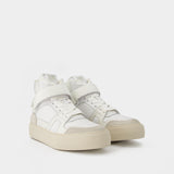 Baskets High-Top ADC en Cuir Blanc