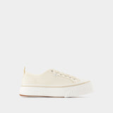 Sneakers Low Top Ami 1980 Snk - Ami Paris - Toile - Ecru