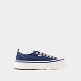 Sneakers Low Top Ami 1980 Snk - Ami Paris - Toile - Bleu Nautique