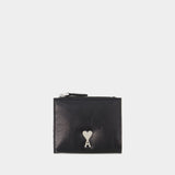 Portefeuille Voulez Vous - AMI Paris - Cuir - Noir