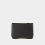 Pochette Paris - AMI Paris - Cuir - Noir