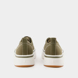 Sneakers Low Top Ami 1980 - AMI Paris - Coton - Olive Foncé