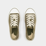 Sneakers Low Top Ami 1980 - AMI Paris - Coton - Olive Foncé