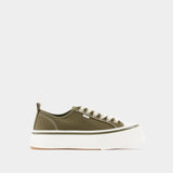 Sneakers Low Top Ami 1980 - AMI Paris - Coton - Olive Foncé