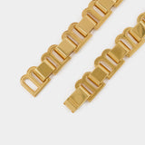 Collier Hourglass Choker - Balenciaga - Doré