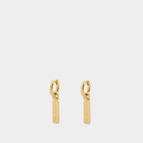 Boucles D'Oreille Skate Tag P - Balenciaga - Doré
