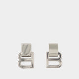 Boucles D'Oreille Hourglass P - Balenciaga - Argenté