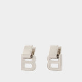 Boucles D'Oreille Hourglass P - Balenciaga - Argenté