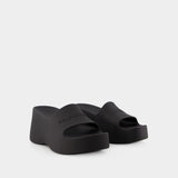 Sandales Chunky Wedge - Balenciaga - Noir