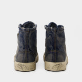 Sneakers Paris High Top - Balenciaga - Toile - Mid 90's Blue
