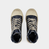 Sneakers Paris High Top - Balenciaga - Toile - Mid 90's Blue