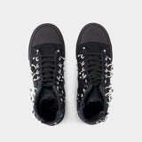 Sneakers Paris High Top - Balenciaga - Toile - Noir