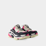 Mules Triple S - Balenciaga - Maille - Multi