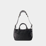 Sac Neo Cagole Medium - Balenciaga - Cuir - Noir
