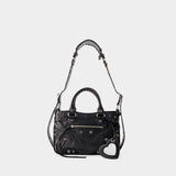 Sac Neo Cagole Medium - Balenciaga - Cuir - Noir