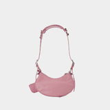Sac Le Cagole Sho XS - Balenciaga - Cuir - Powder Pink