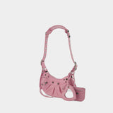 Sac Le Cagole Sho XS - Balenciaga - Cuir - Powder Pink