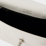Sac Bb Soft Flap - Balenciaga - Cuir - Blanc