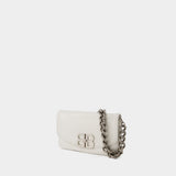 Sac Bb Soft Flap - Balenciaga - Cuir - Blanc