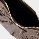 Sac Porté Épaule Le Cagole XS - Balenciaga - Cuir - Dark Bronze