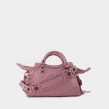 Sac Neo Cagole XS - Balenciaga - Cuir - Powder Pink