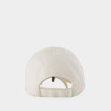 Casquette Piercing - Balenciaga - Coton - Blanc