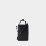 Sac Phone Holder - Balenciaga - Cuir - Noir