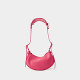 Sac Le Cagole Sho XS - Balenciaga - Cuir - Bright Pink