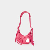 Sac Le Cagole Sho XS - Balenciaga - Cuir - Bright Pink