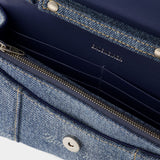 Wallet On Chain Hourglass - Balenciaga - Coton - Pale Blue