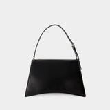 Sac Crush Sling M - Balenciaga - Cuir - Noir