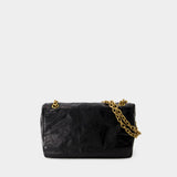 Sac Hobo Monaco S - Balenciaga - Cuir - Noir